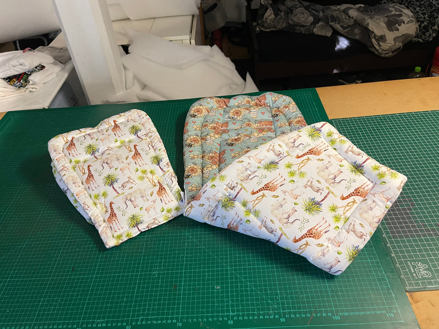 Double sided pram liners