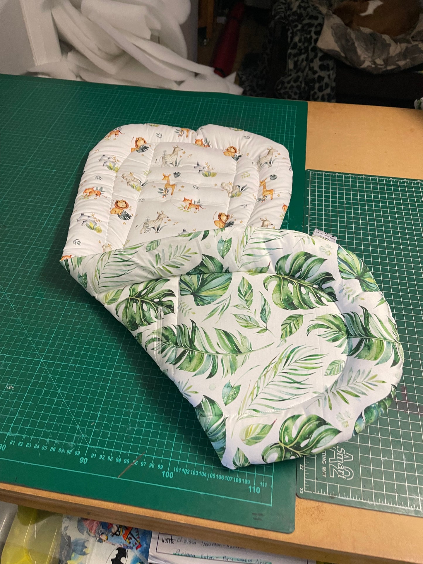 Double sided pram liners