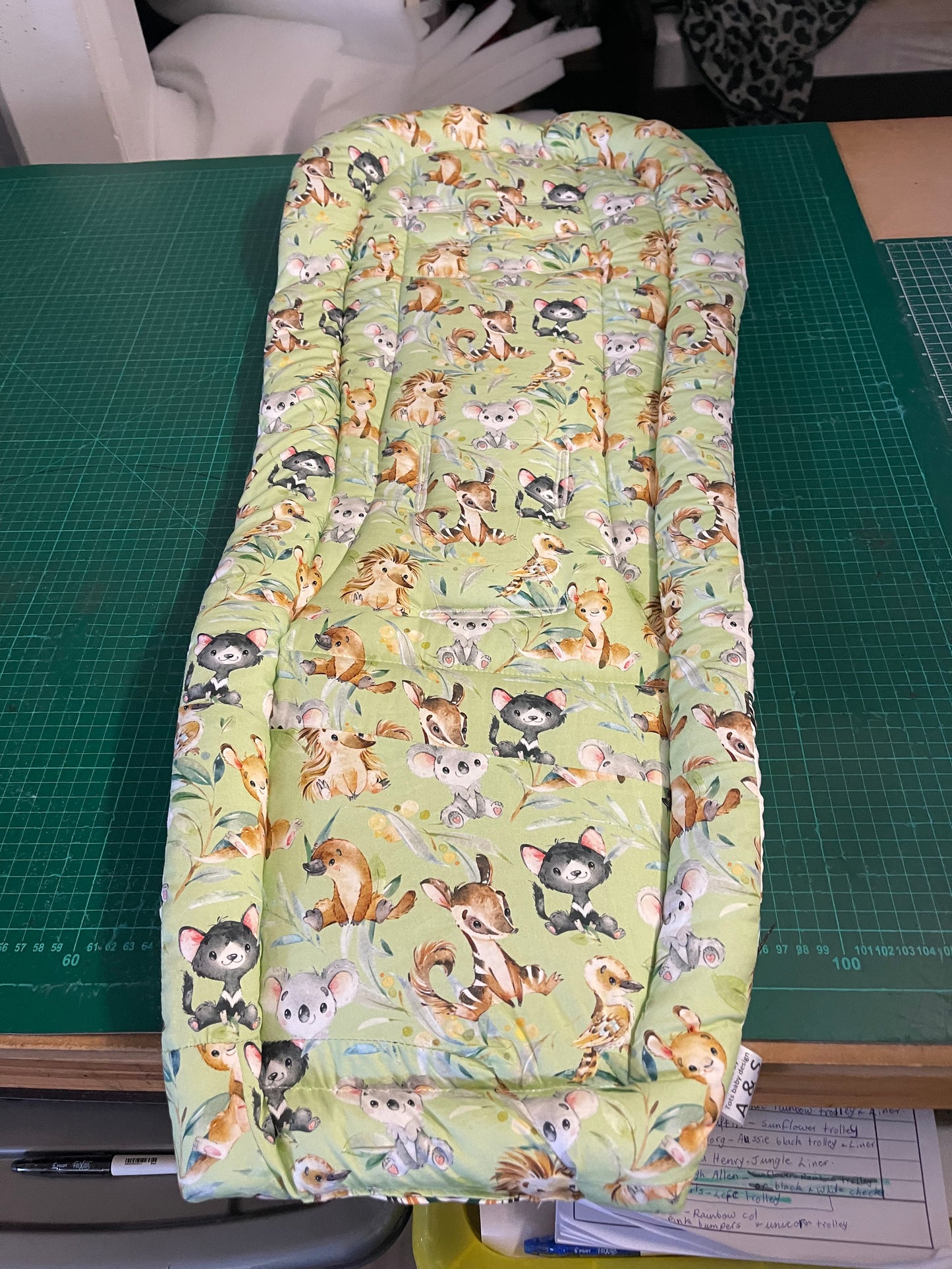 Double sided pram liners