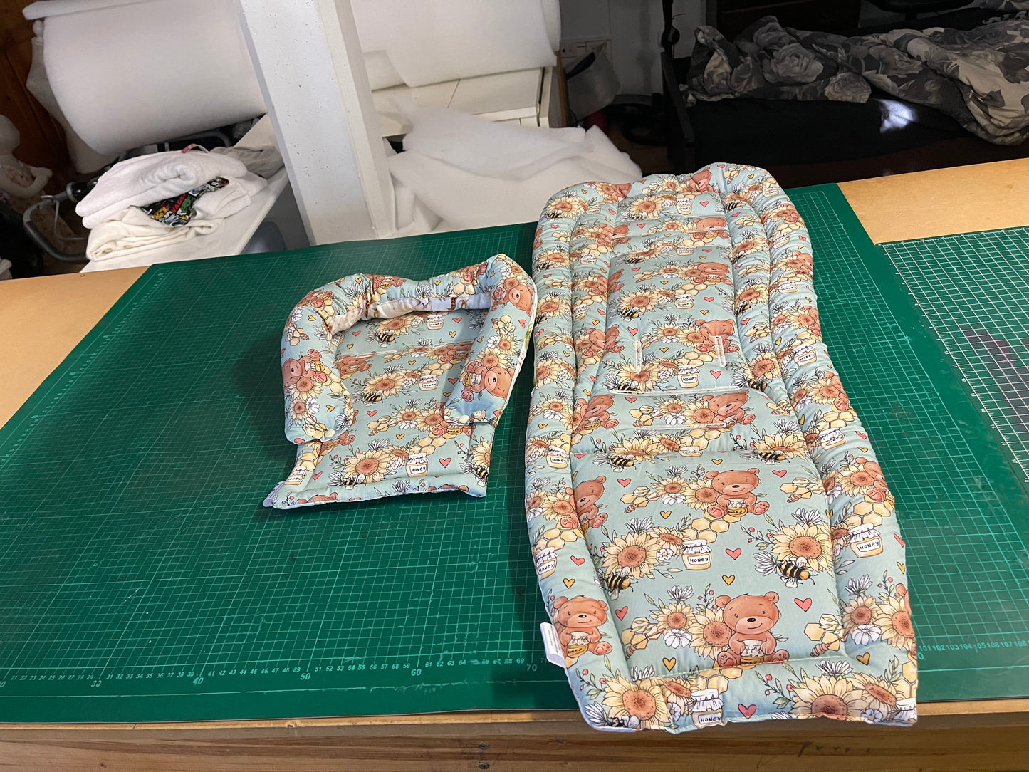 Double sided pram liners