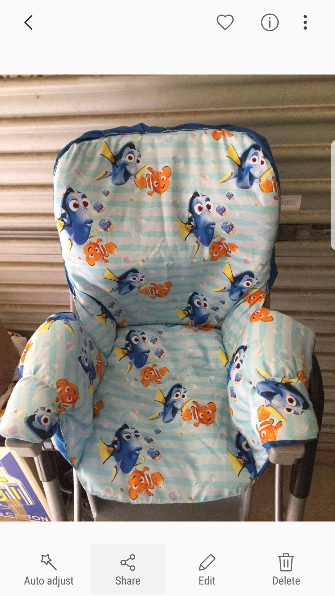 High chair covers