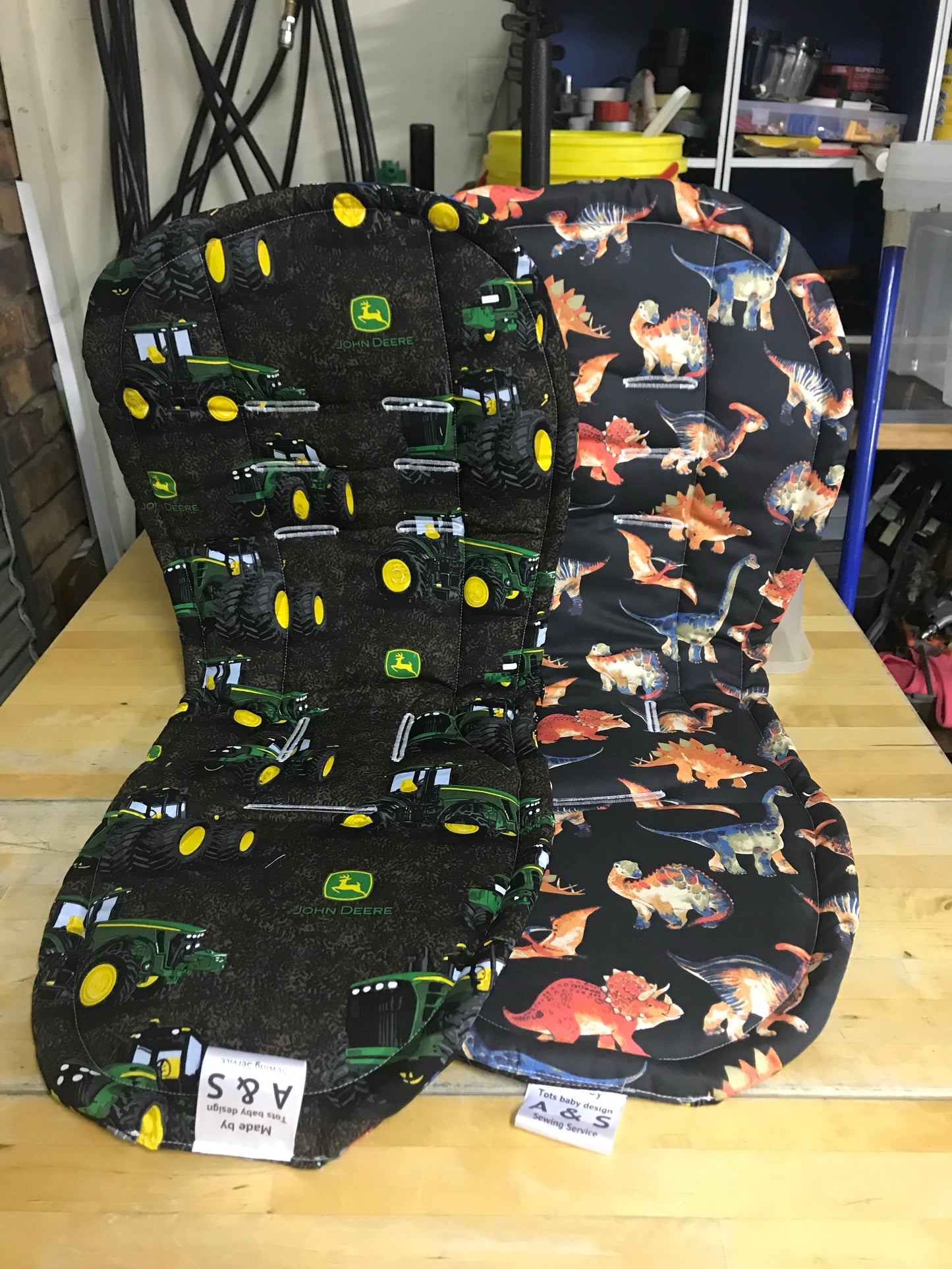 Double sided pram liners